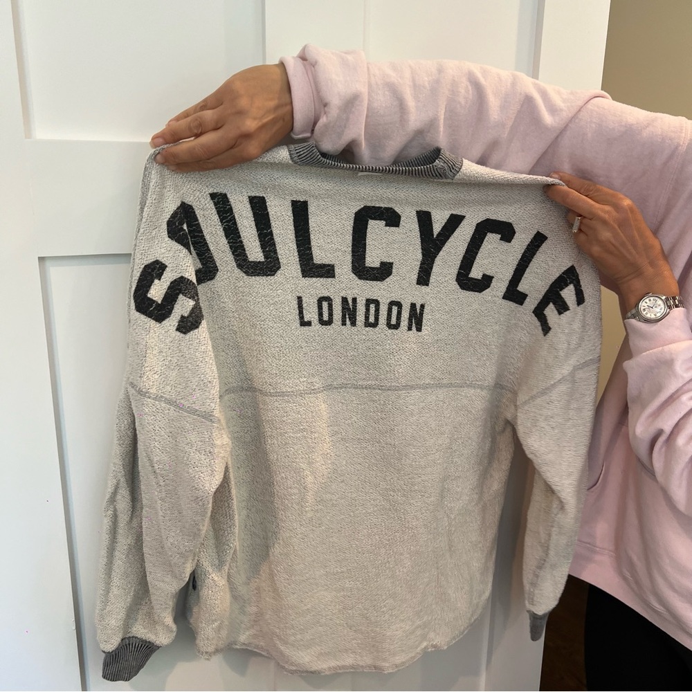 SoulCycle reversible sweatshirt